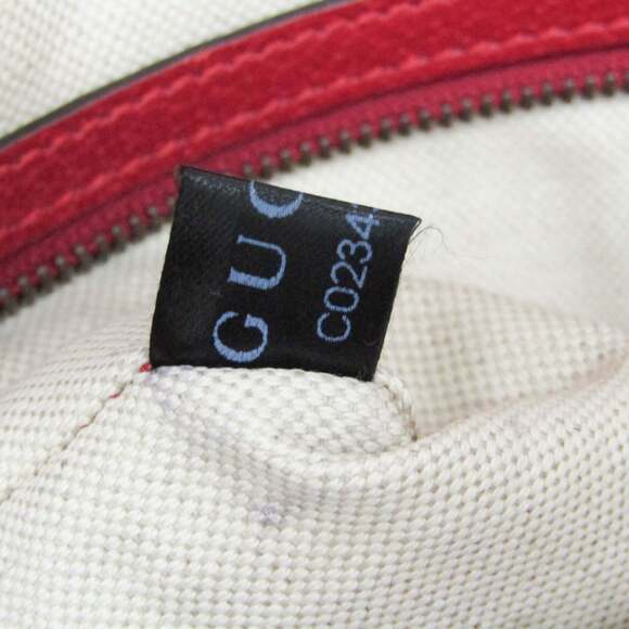 GUCCI Authentic Cream Leather Shoulder Bag